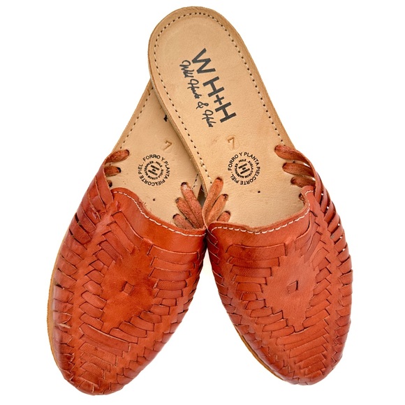 Wild Hearts & Halos Shoes - Women's Walnut Brown Huarache Slip on Sandals